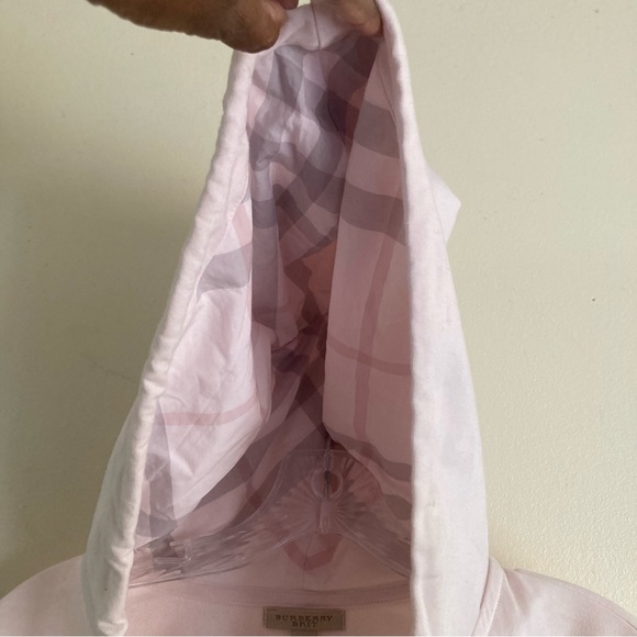 Burberry Brit pale pink hoodie. Size Large - Picture 4 of 8
